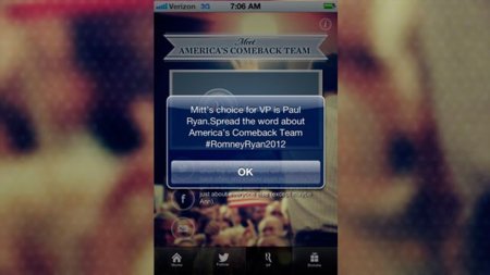 La estrategia de Mitt Romney para generar conversación a través de una aplicación móvil