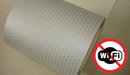Un papel pintado capaz de absorber las ondas WiFi