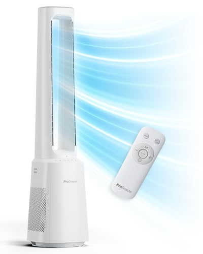 Pro Breeze OmniAir Ventilador de Torre sin Aspas 