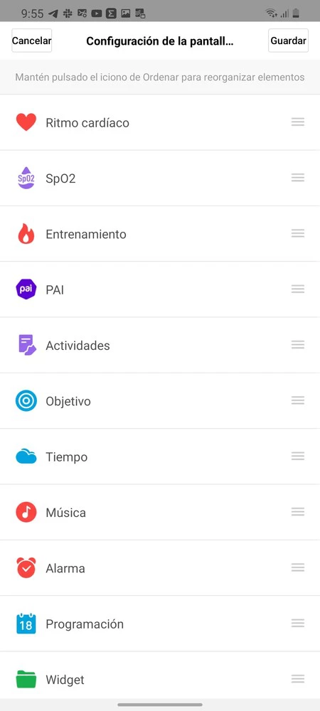 Organiza los menús de tu smartwatch Amazfit con estos sencillos pasos, Gadgets