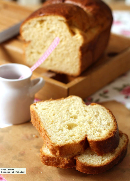 Brioche perfumado a la naranja