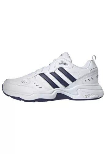 adidas Hombre Strutter Shoes, Cloud White / Core Black / Active Red, 43 1/3 EU
