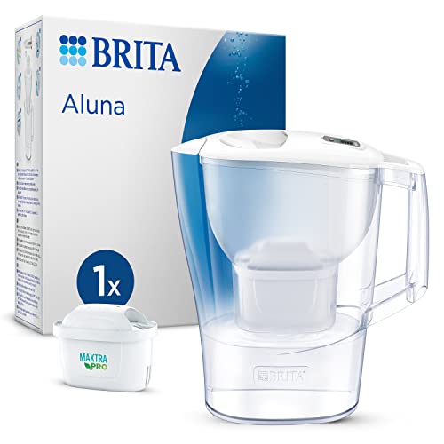 BRITA Jarra con filtro de agua Aluna blanca (2,4 l) 