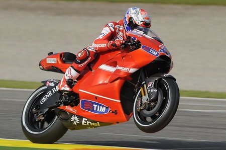 Casey Stoner en Valencia