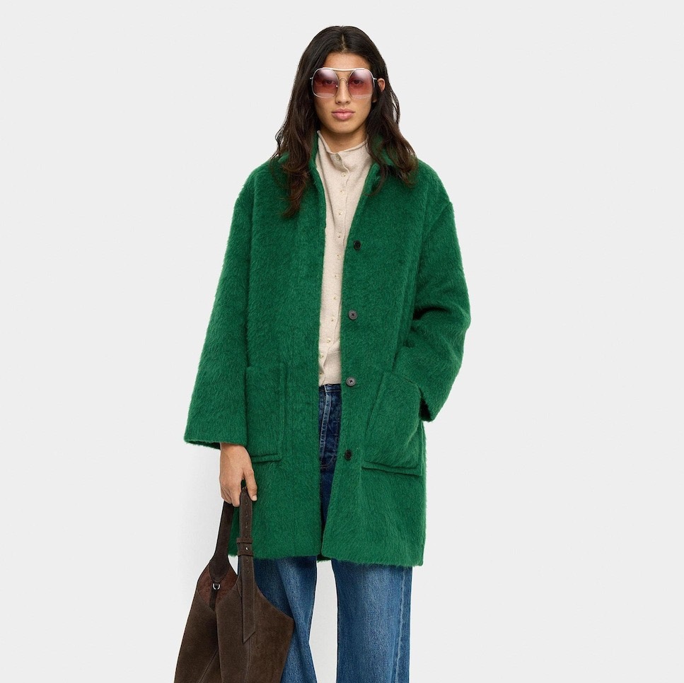 Abrigo largo verde Parfois