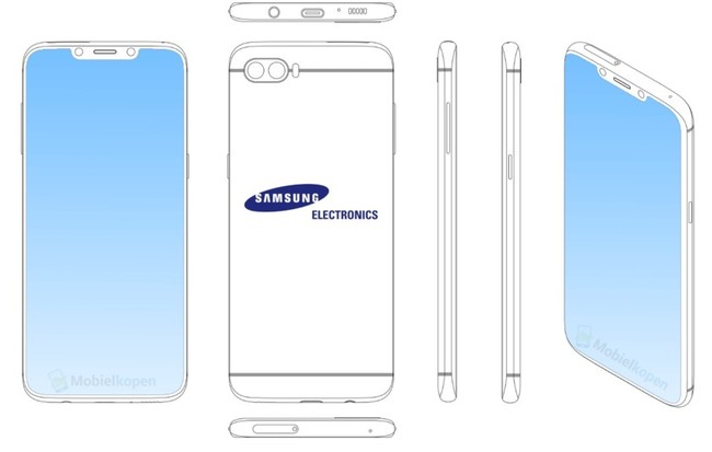 Samsung patente notch