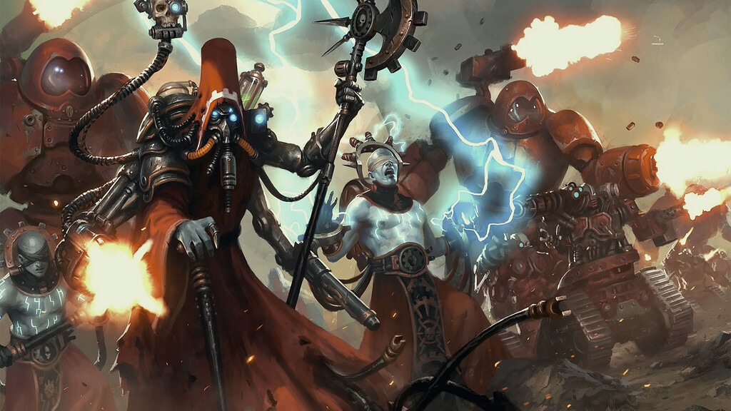 Empecé este nuevo juego de Warhammer 40K por curiosidad y he acabado pegando papelitos en mi PC, consolas y el resto de aparatos de mi casa 