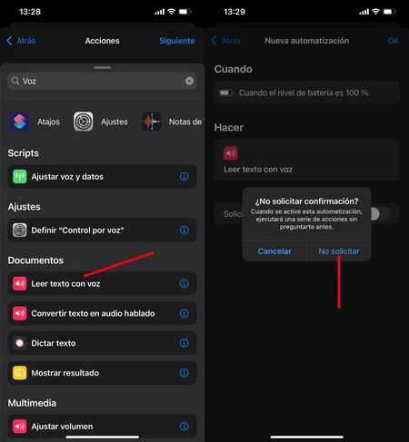 Alerta Voz Carga Completa Iphone