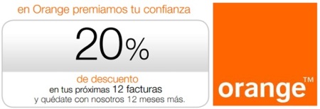 Orange también aplicará descuentos del 20% en tarifa cuando no lleven terminal subvencionado