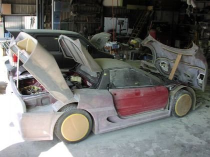 Honda NSX convertido en Ferrari F50