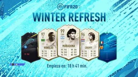 Guía FIFA 20: Winter Refresh. Todas las cartas del Equipo de Actualización de Invierno y los 89 nuevos iconos