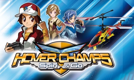 ‘Hover Champs’ es una teleserie de competiciones de helicópteros a control remoto y también juguetes