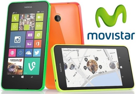 Precios Nokia Lumia 635 con Movistar y comparativa con Vodafone y Orange