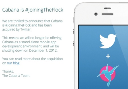 Twitter adquiere Cabana, una aplicación de diseño de interfaces móviles