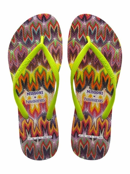 Missoni y Havaianas, una unión estampada y colorida