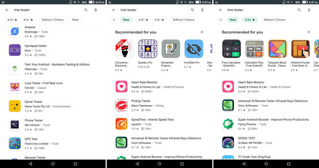 Filtros Play Store