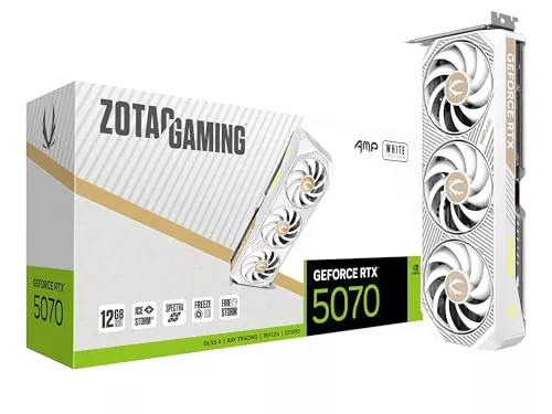 Zotac Gaming GeForce RTX 5070 AMP White Edition 12GB GDDR7 DLSS4
