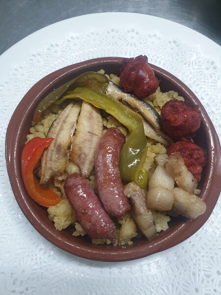 Migas Con Salchichas Mi Cortijo