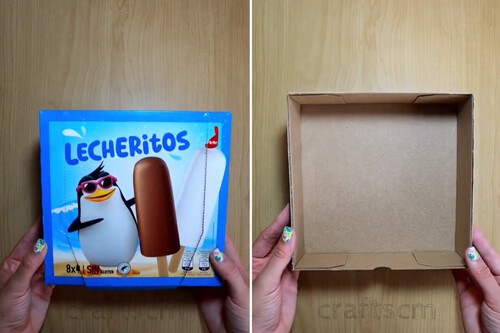 Cómo hacer organizadores para cajones con cajas de helados
