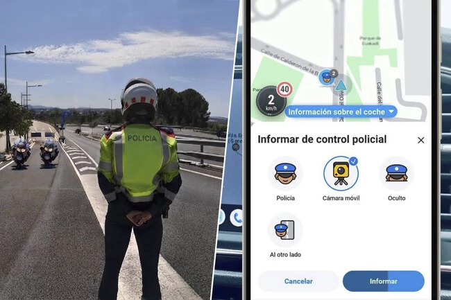 Mossos Waze Avisos Google Maps