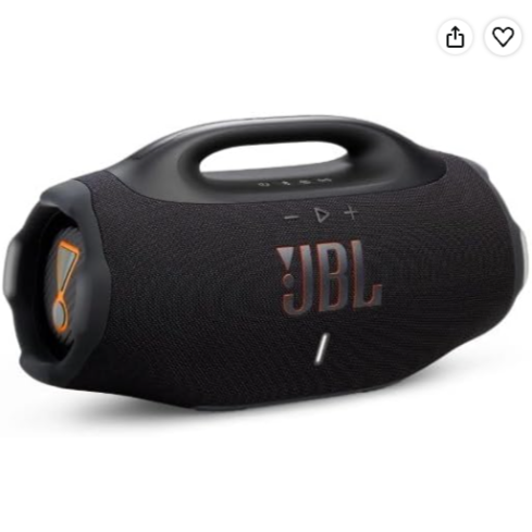 JBL, Caixa de Som, Boombox 4, Bluetooth, Som Pro, AI Sound Boost, Graves Personalizáveis, Bateria de até 34H, IP68, Áudio Lossless Preta
