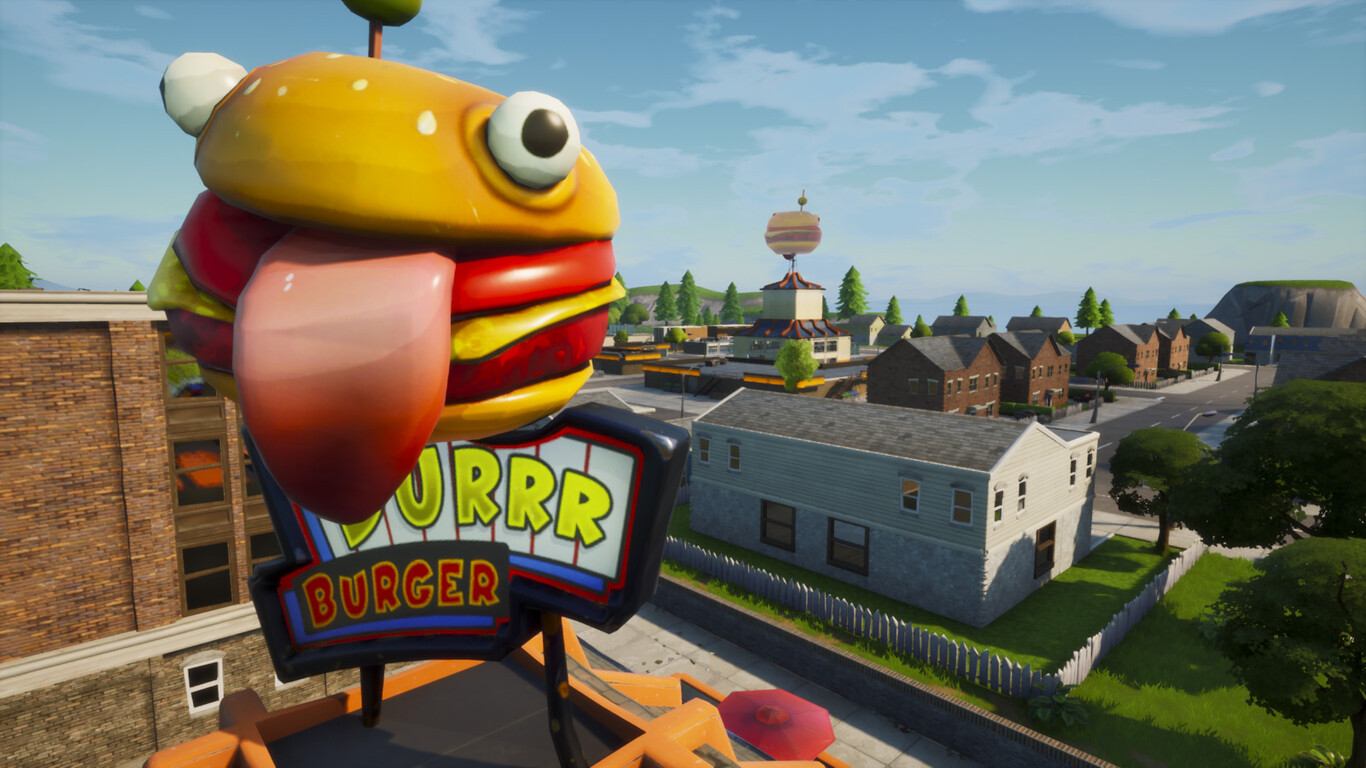 Donde Estan Hamburrrguesa Y Pozo De Pizza En El Mapa De Fortnite