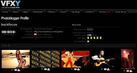 VFXY, comunidad selecta de fotoblogs