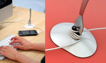 Dos modos muy originales de recoger tus cables