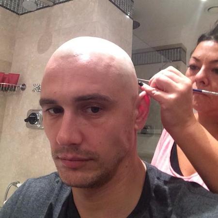 ¡Ay la leche! Que James Franco se nos ha quedado pelón