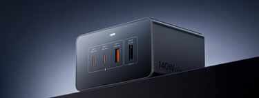 Esta estación de carga de Xiaomi con 140W es justo lo que necesitaba para el escritorio: con esto alimento todo con un solo cargador 