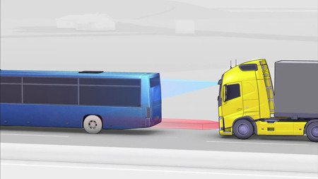 Volvo Trucks presenta su sistema de frenada de emergencia
