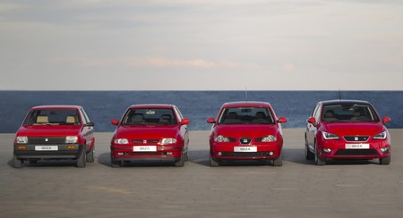 Seat Ibiza las cuatro generaciones 1984-2014