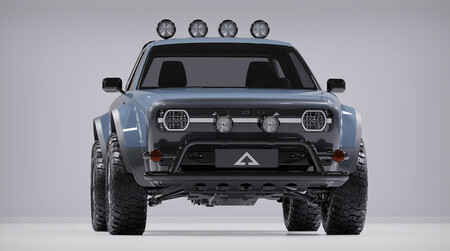 La Alpha WOLF es una pick-up eléctrica retro en frasco pequeño que promete hasta 443 km de autonomía