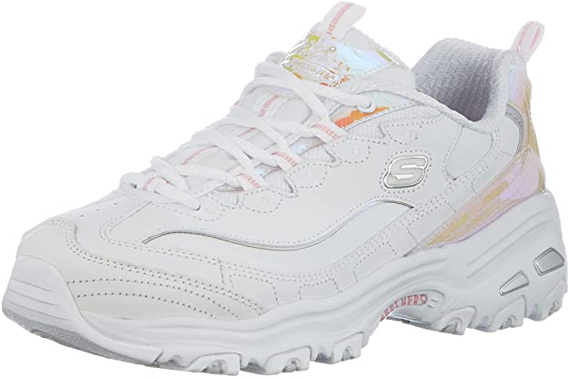 Skechers DLites Pearly Glow, Zapatillas Mujer