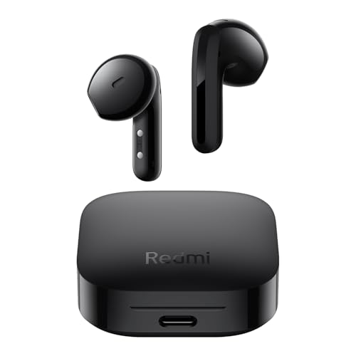 XIAOMI Redmi Buds 6 Active - Auriculares inalámbricos, cancelación de Ruido, Ligeros, hasta 36 Horas de autonomía, Bluetooth 5.4, Negro (Versión ES)