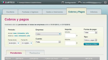Cuentica, una opción de facturación en la nube para autónomos y pequeños negocios