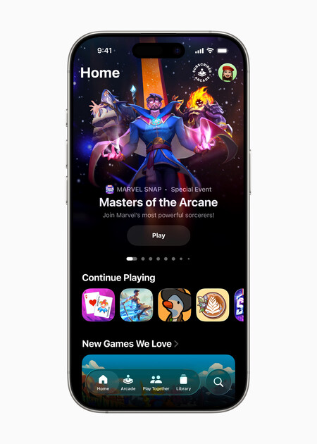 Novo hub para jogos