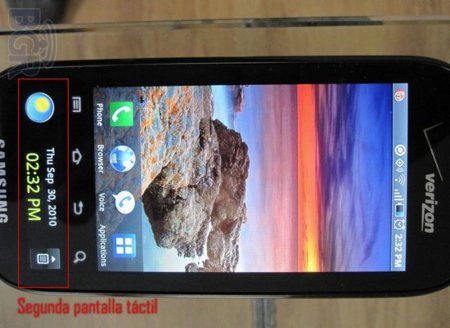 Samsung Continuum, un Galaxy S con doble pantalla SuperAMOLED