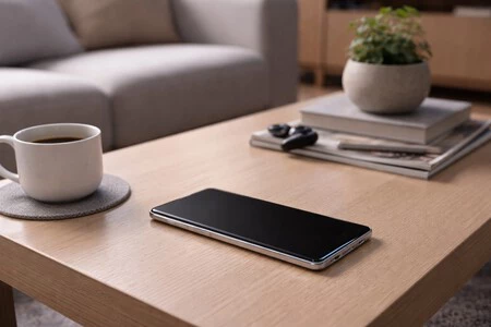 móvil Samsung con la pantalla pagada