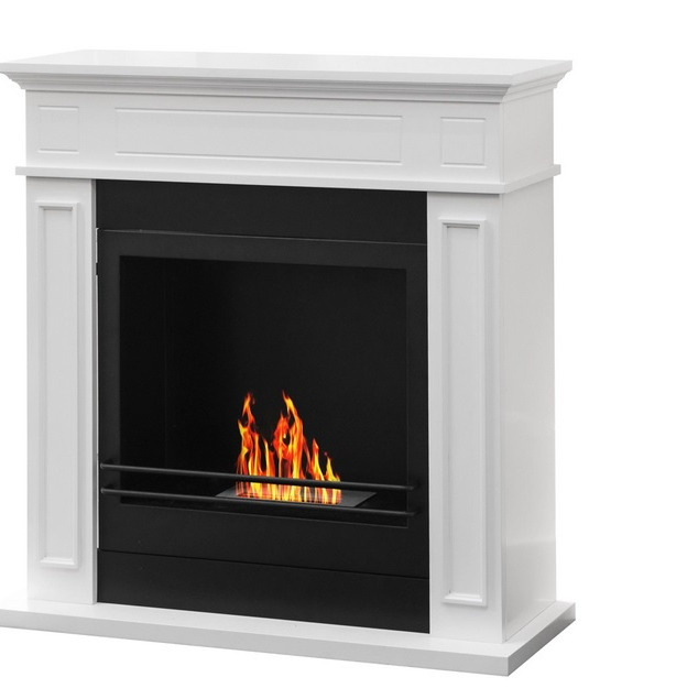 Chimenea de bioetanol biochimenea de suelo JEFFERSON Blanco L 89,5 x Al 90,5 x P28 