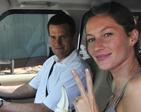 La segunda boda de Gisele Bündchen acaba a tiros