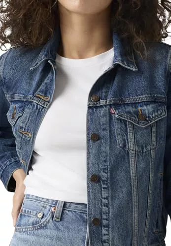 Levi's Original Trucker Chaqueta vaquera Mujer, Soft As Butter Dark, S