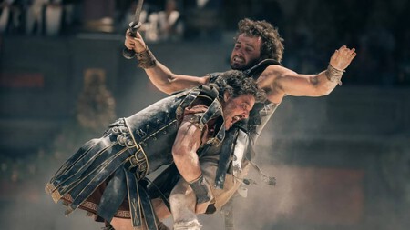 Pedro Pascal y Paul Mescal en 'Gladiator II'