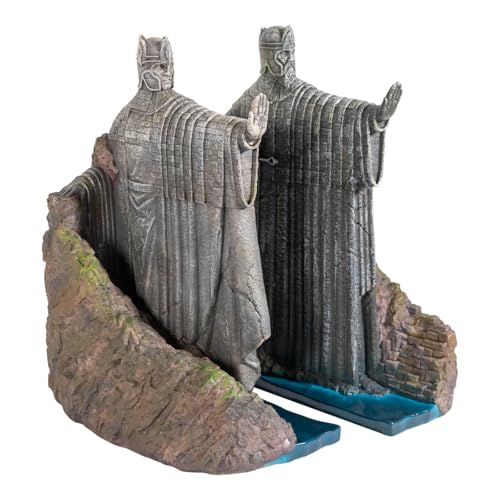 Sujetalibros El Señor de los Anillos Argonath - 2 Soporte Libros : Señor de los Anillos Figuras | Sujetalibros Originales : Decoración estanteria Libros, El señor de los Anillos Regalos Originales