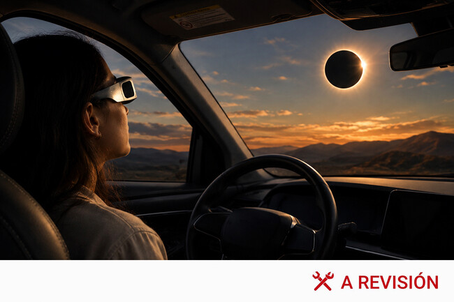 Eclipse Solar En Coche