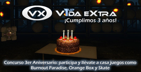 Concurso 3er Aniversario de VidaExtra