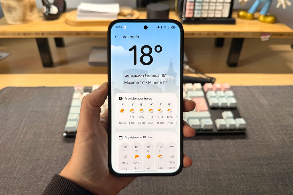 Despus de aos buscando, por fin he encontrado la app de Tiempo perfecta para Android. Y acaba de recibir superpoderes 