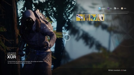 Destiny 2: ubicación de Xur y equipamiento (del 1 al 5 de diciembre)