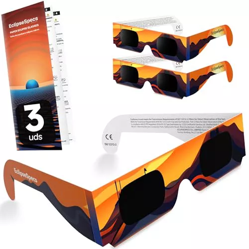 EclipseSpecs Gafas Eclipse Solar Homologadas, CE y EN ISO 12312-2