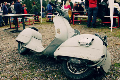 Vespa motor delantero